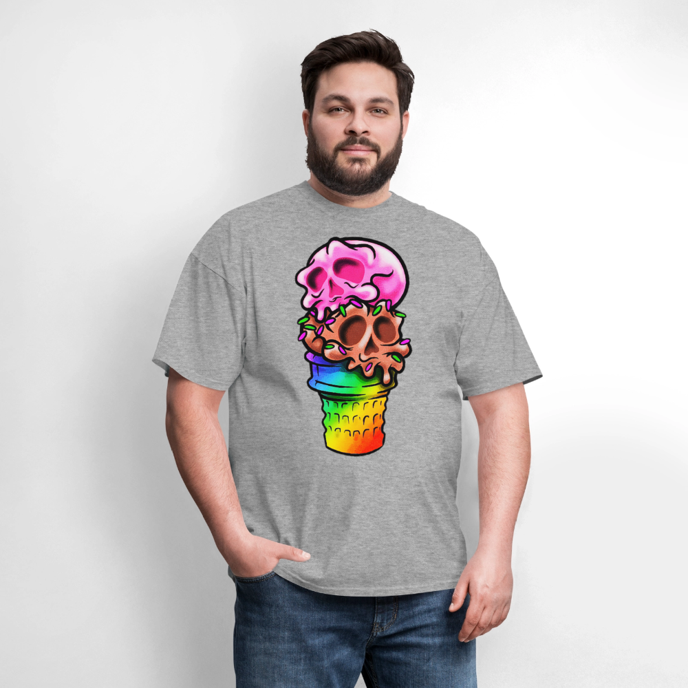Cone Skull - heather gray