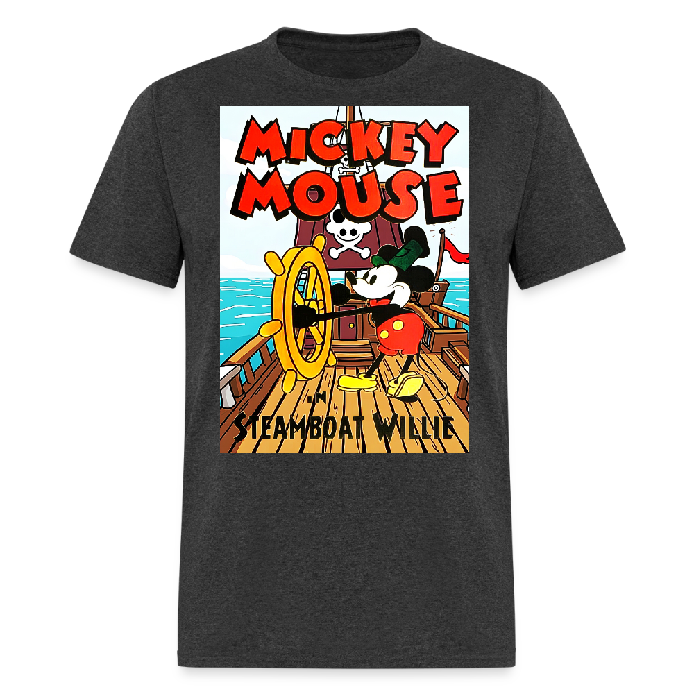 Steamboat Willie - heather black