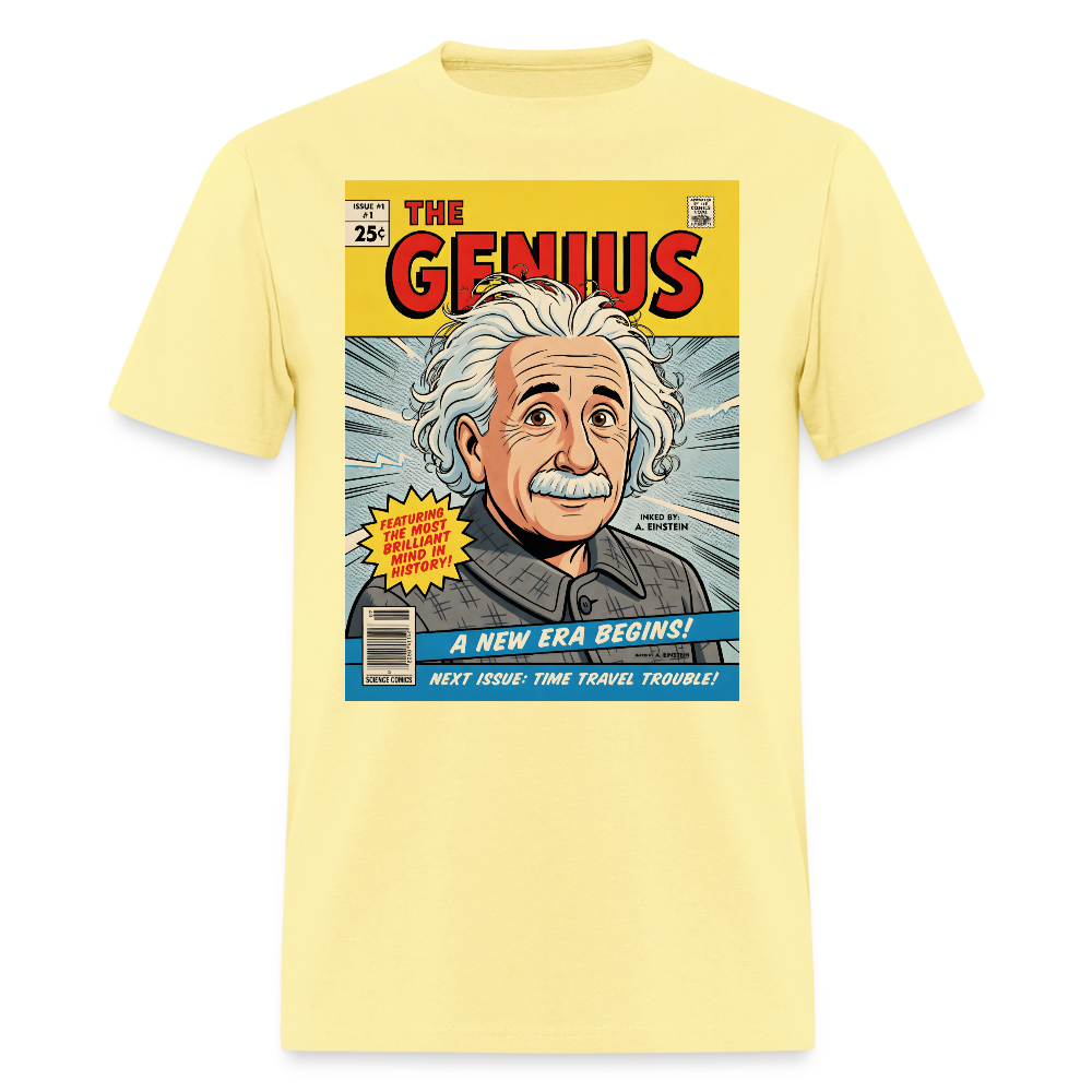 Albert Einstein #2 - cornsilk