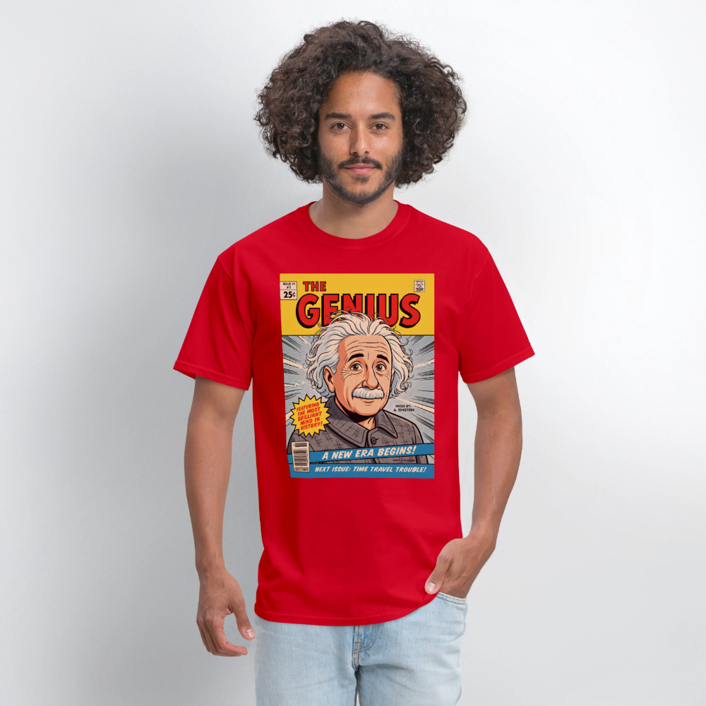 Albert Einstein #2 - red