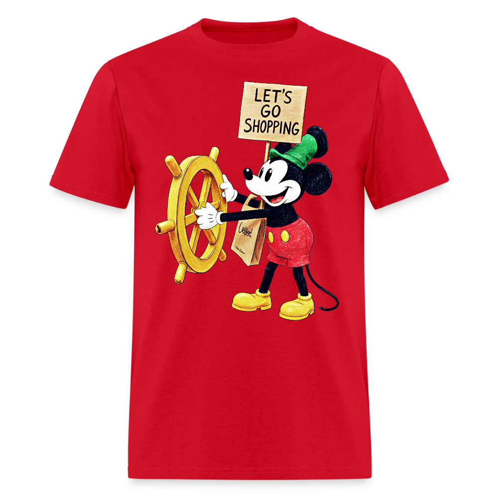 Let's Go Shopping - red
