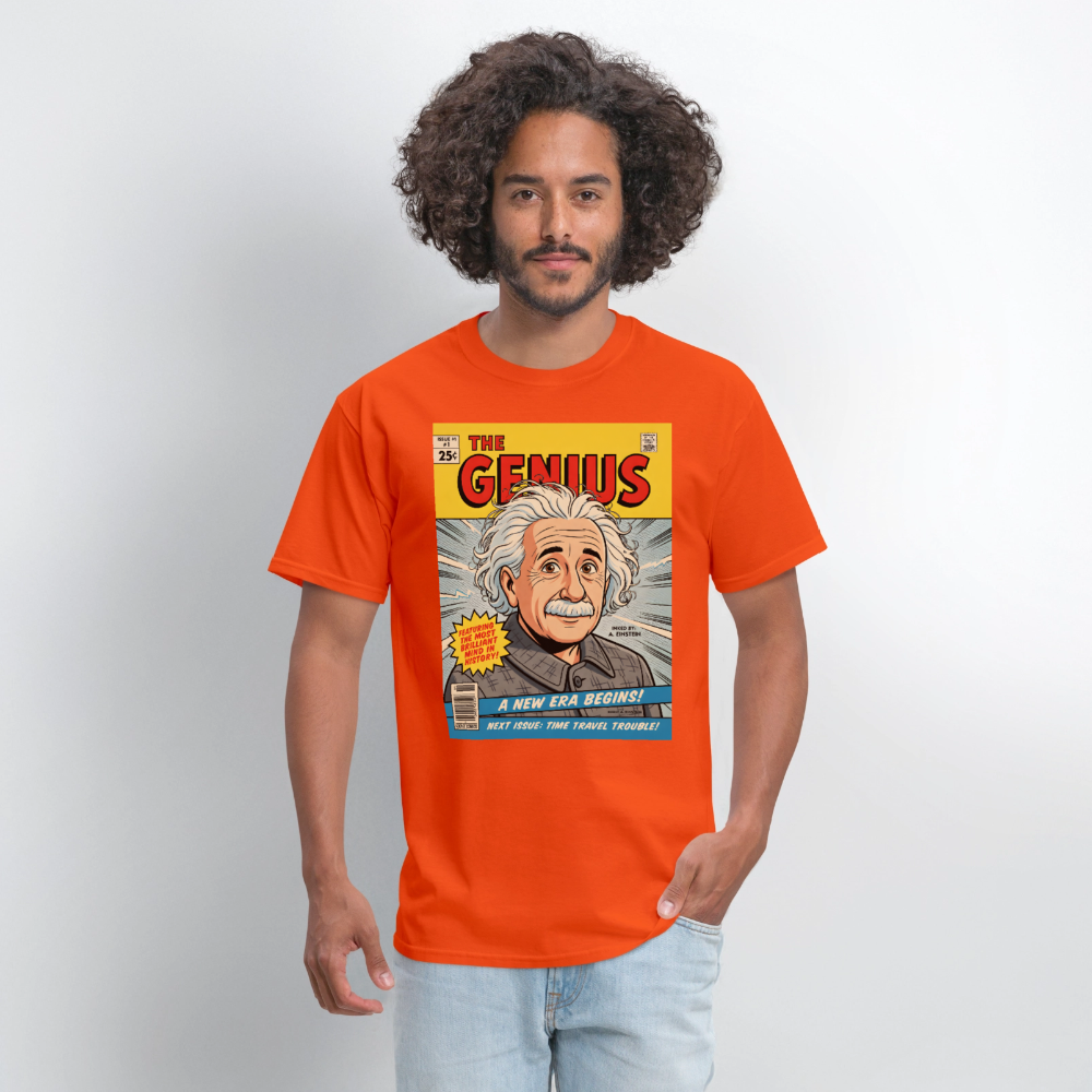 Albert Einstein #2 - orange