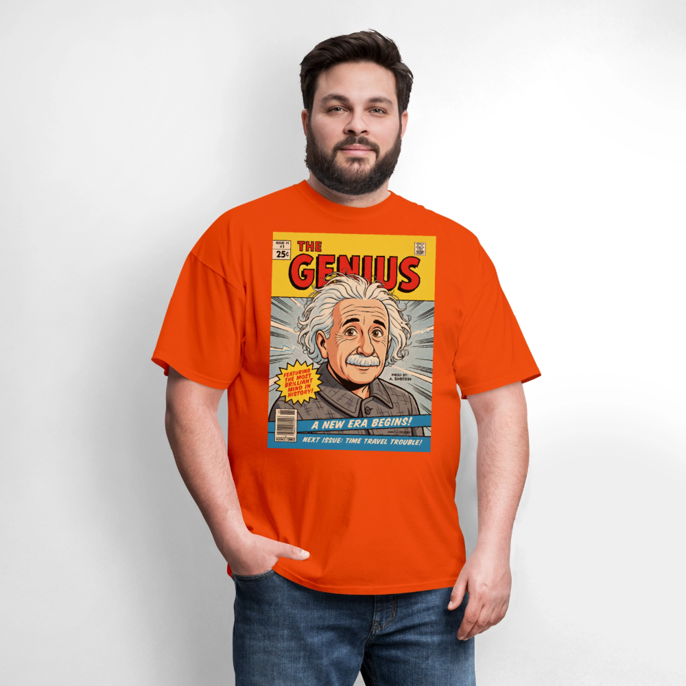 Albert Einstein #2 - orange