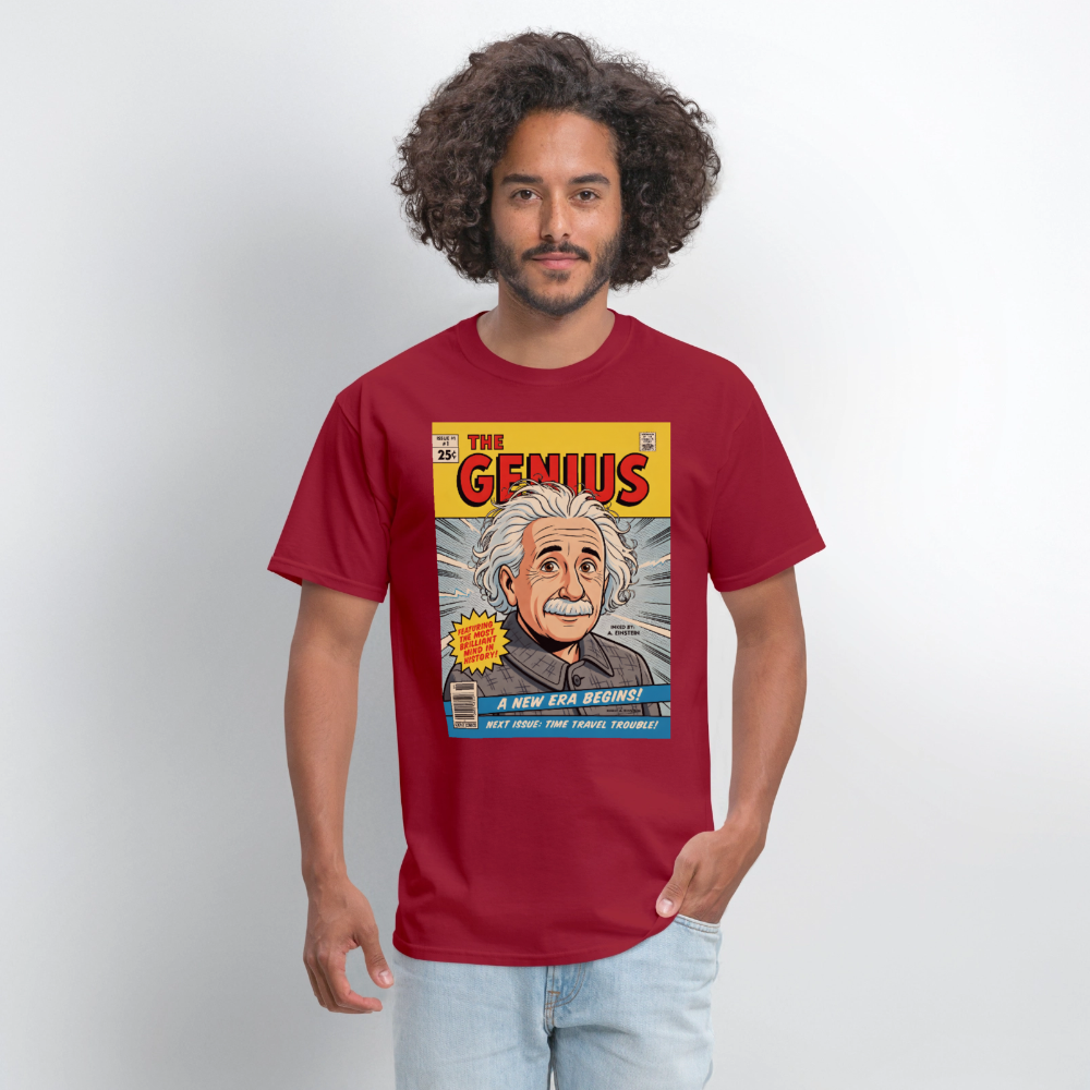 Albert Einstein #2 - true red