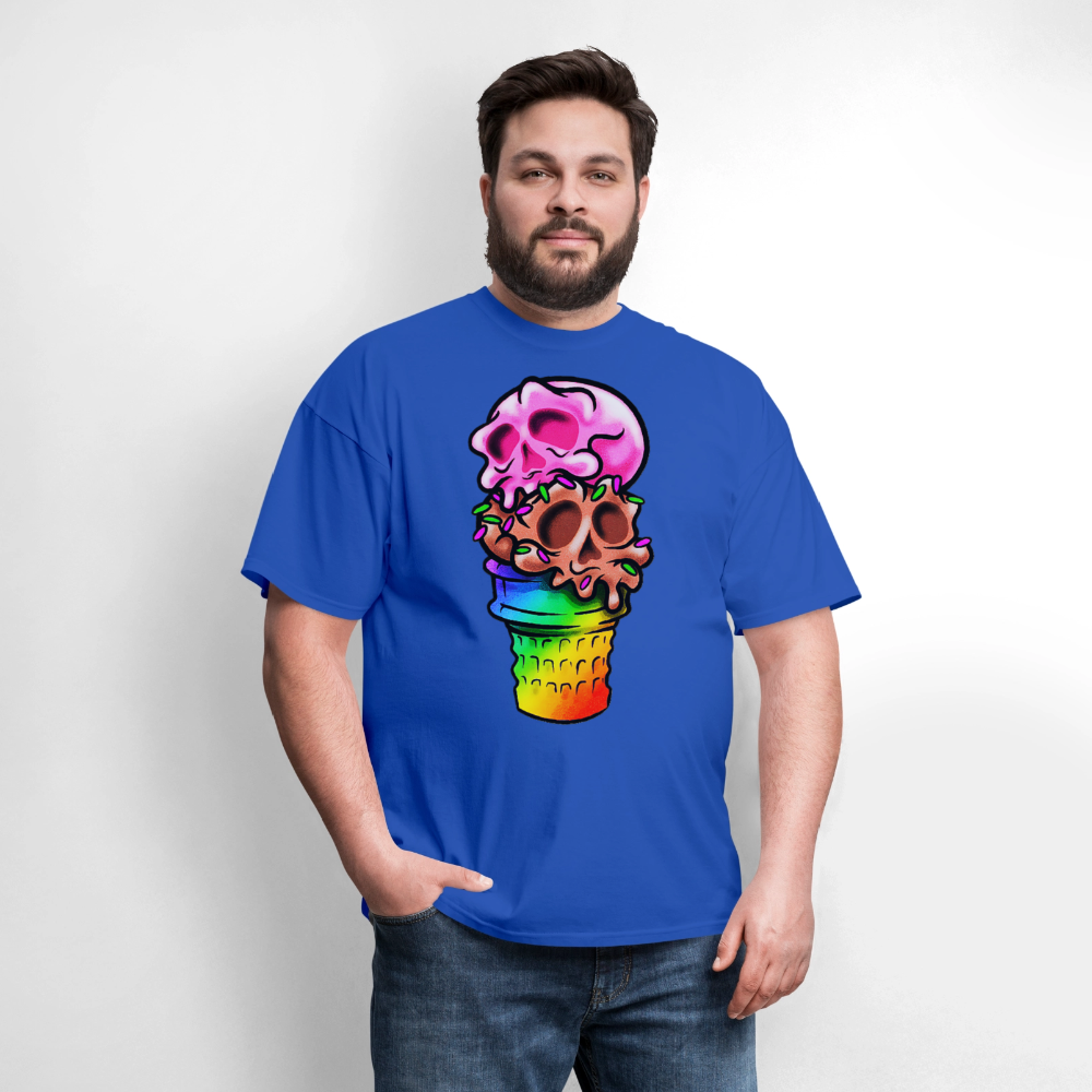 Cone Skull - royal blue
