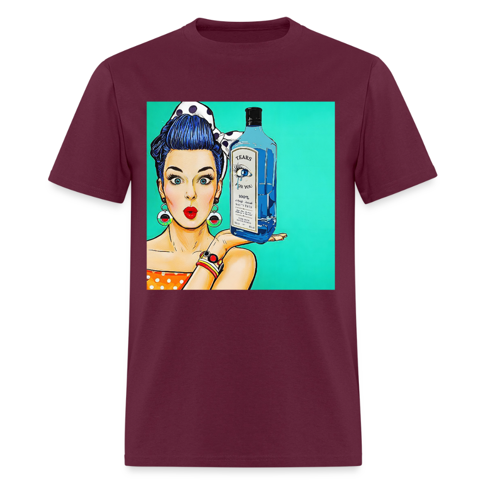 Retro Woman - burgundy