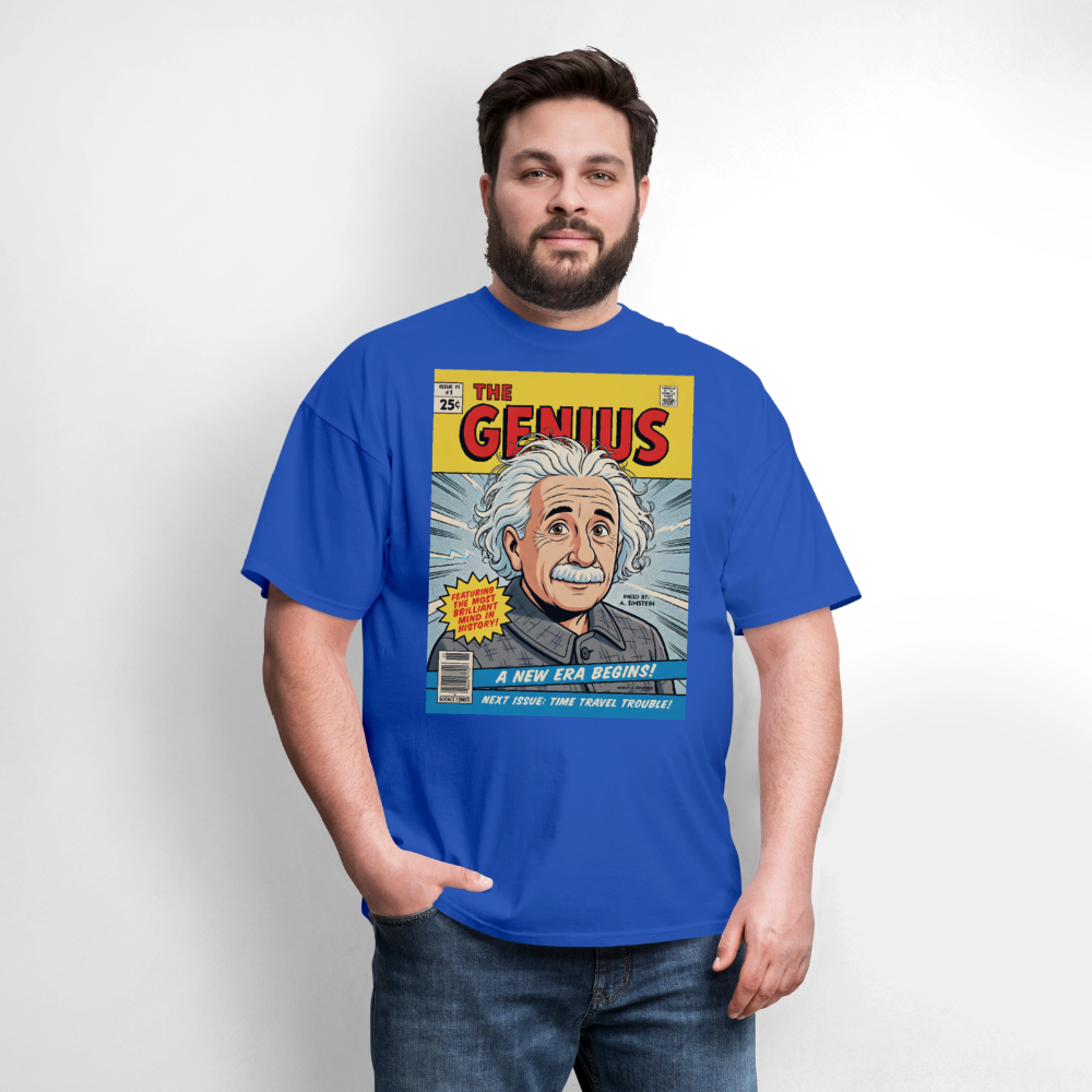 Albert Einstein #2 - royal blue