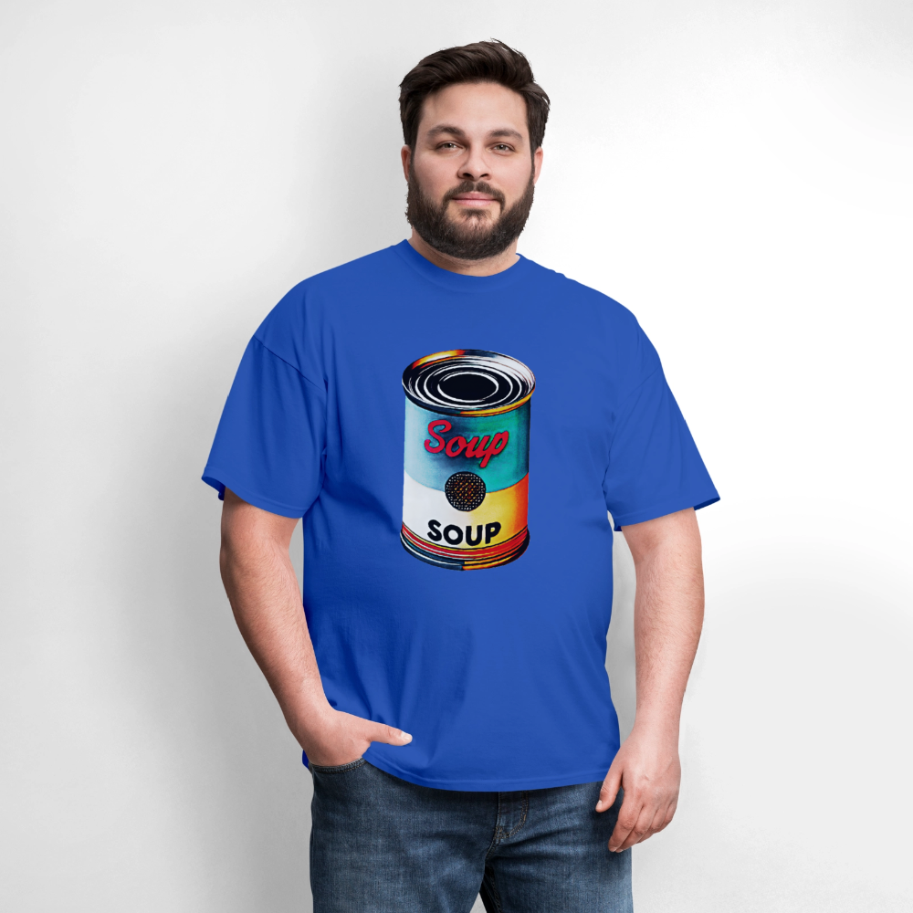 Canned Soup - royal blue