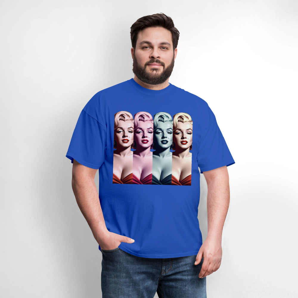 Marilyn Monroe - royal blue