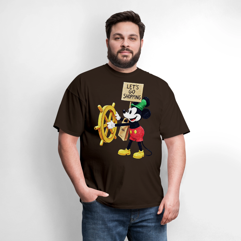Let's Go Shopping - brown