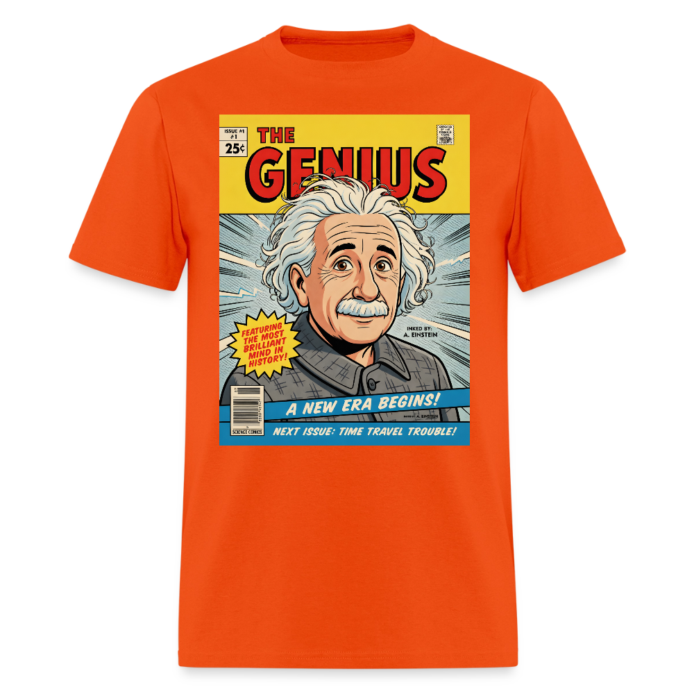 Albert Einstein #2 - orange