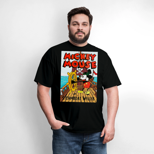 Steamboat Willie - black