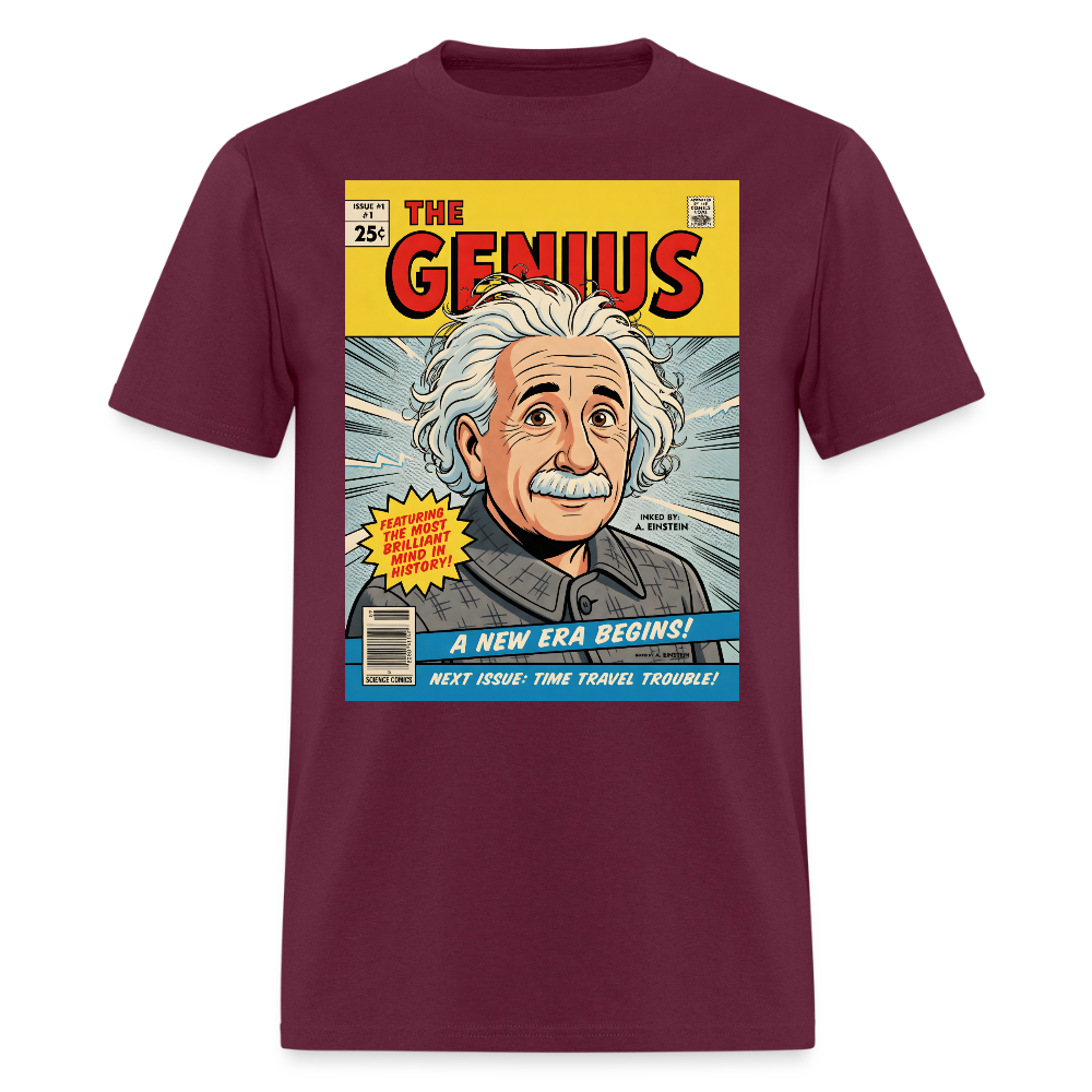 Albert Einstein #2 - burgundy