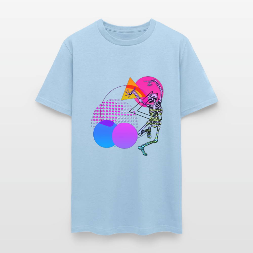 Dancing Skelton - powder blue