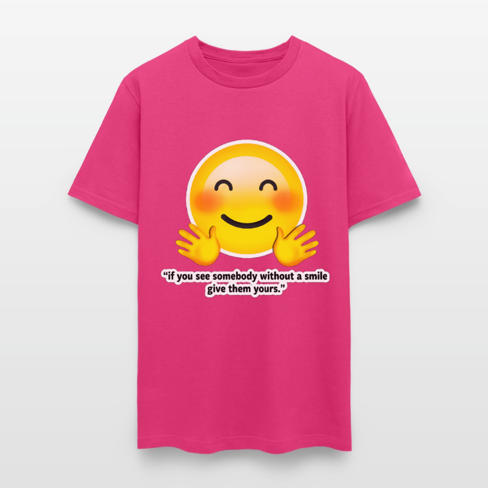 Give a smile - fuchsia