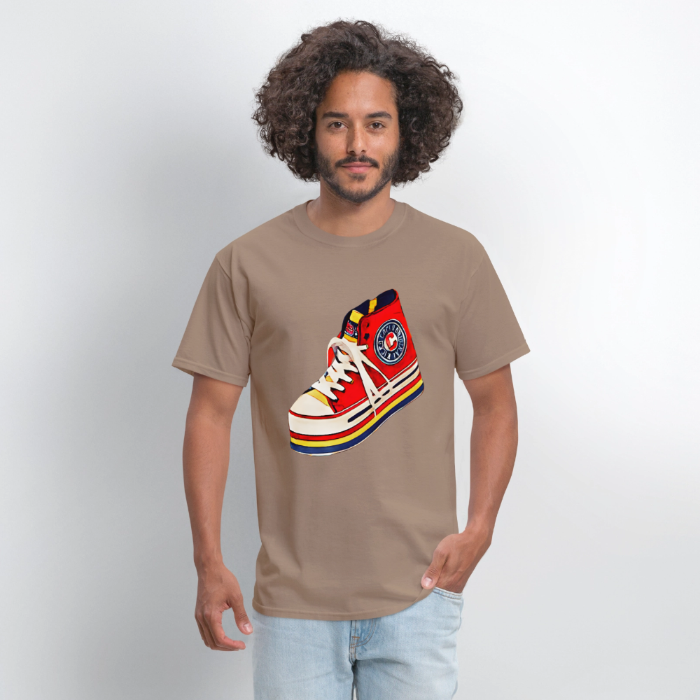 High Top Sneaker - safari
