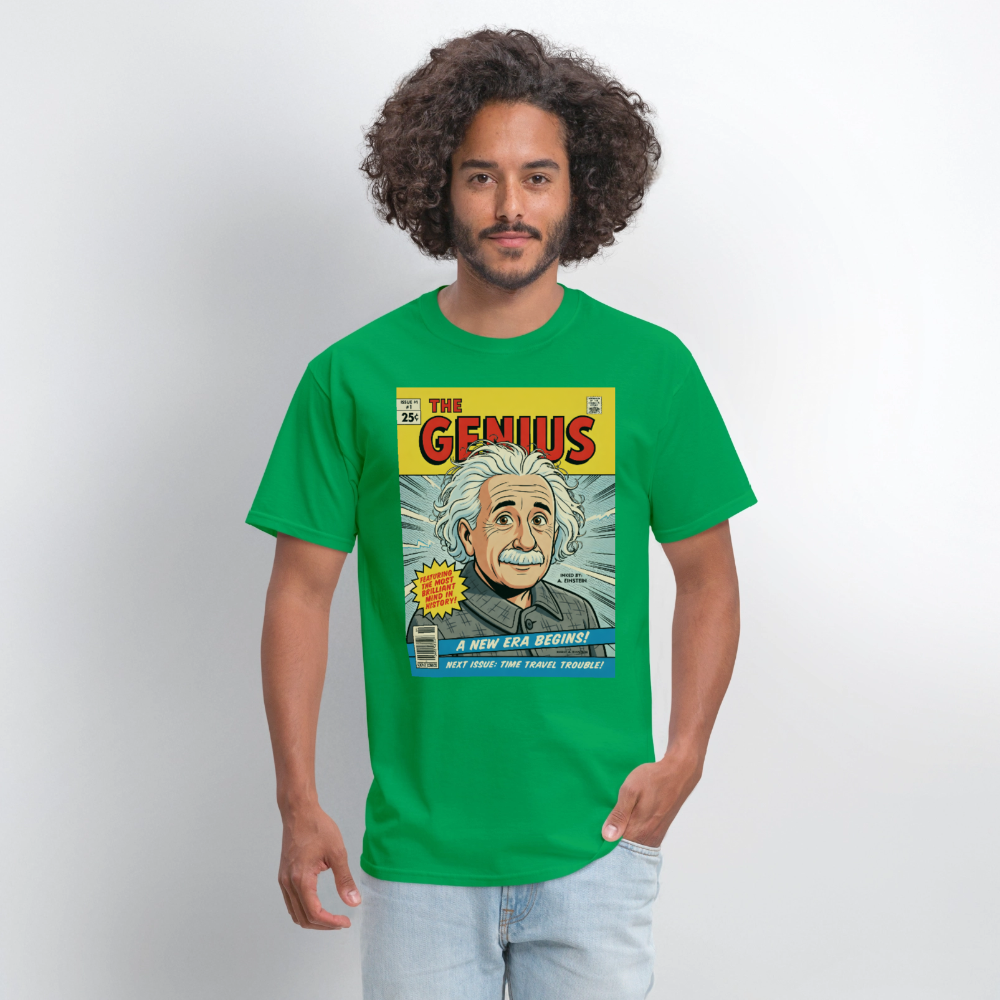 Albert Einstein #2 - bright green