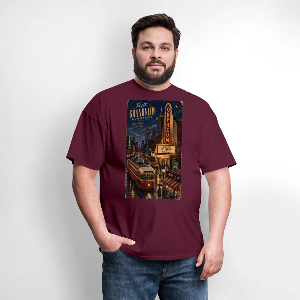 Grandview - burgundy