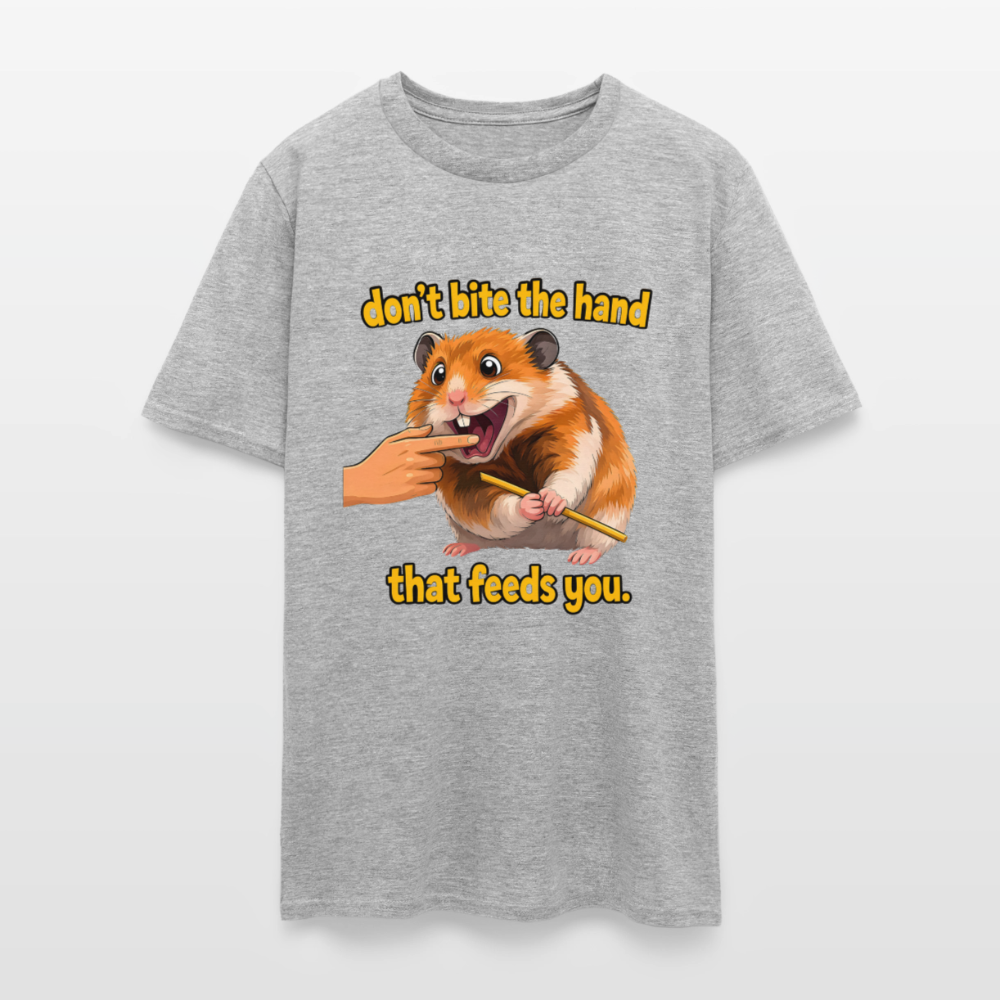 Don't Bite The Hand - heather gray