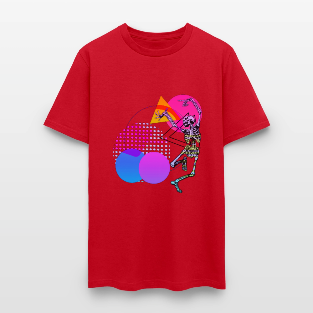 Dancing Skelton - red