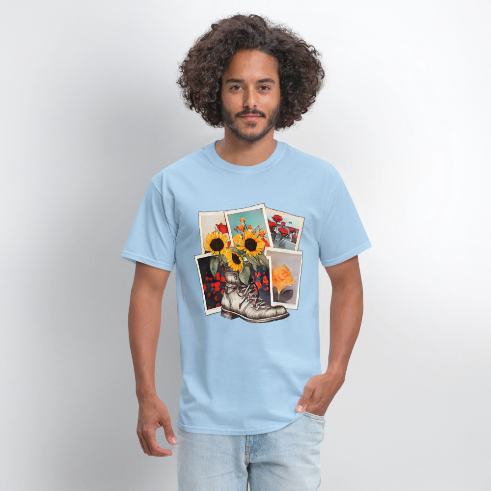 Flowers #2 - powder blue