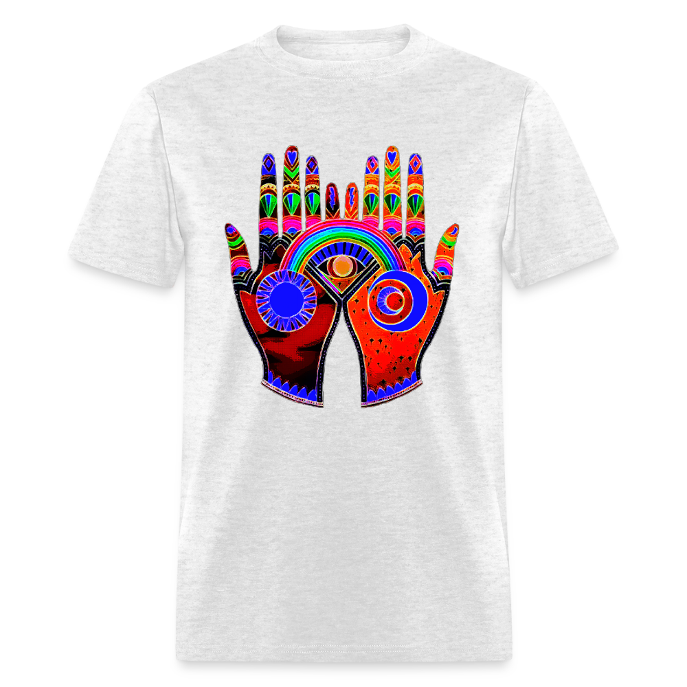 Open Hands - light heather gray