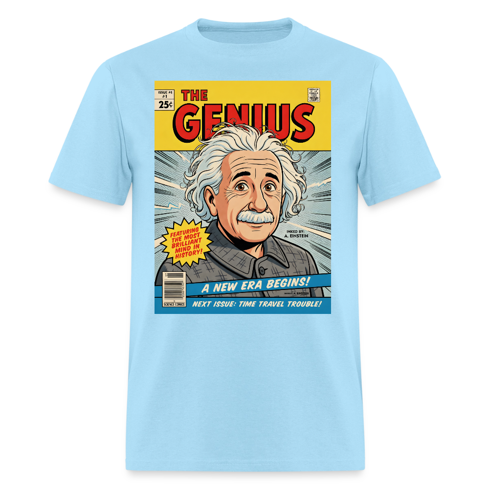 Albert Einstein #2 - powder blue