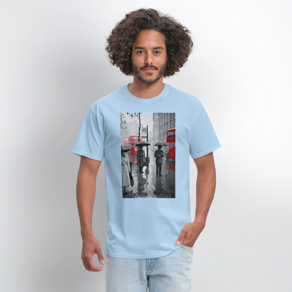Buses of London - powder blue