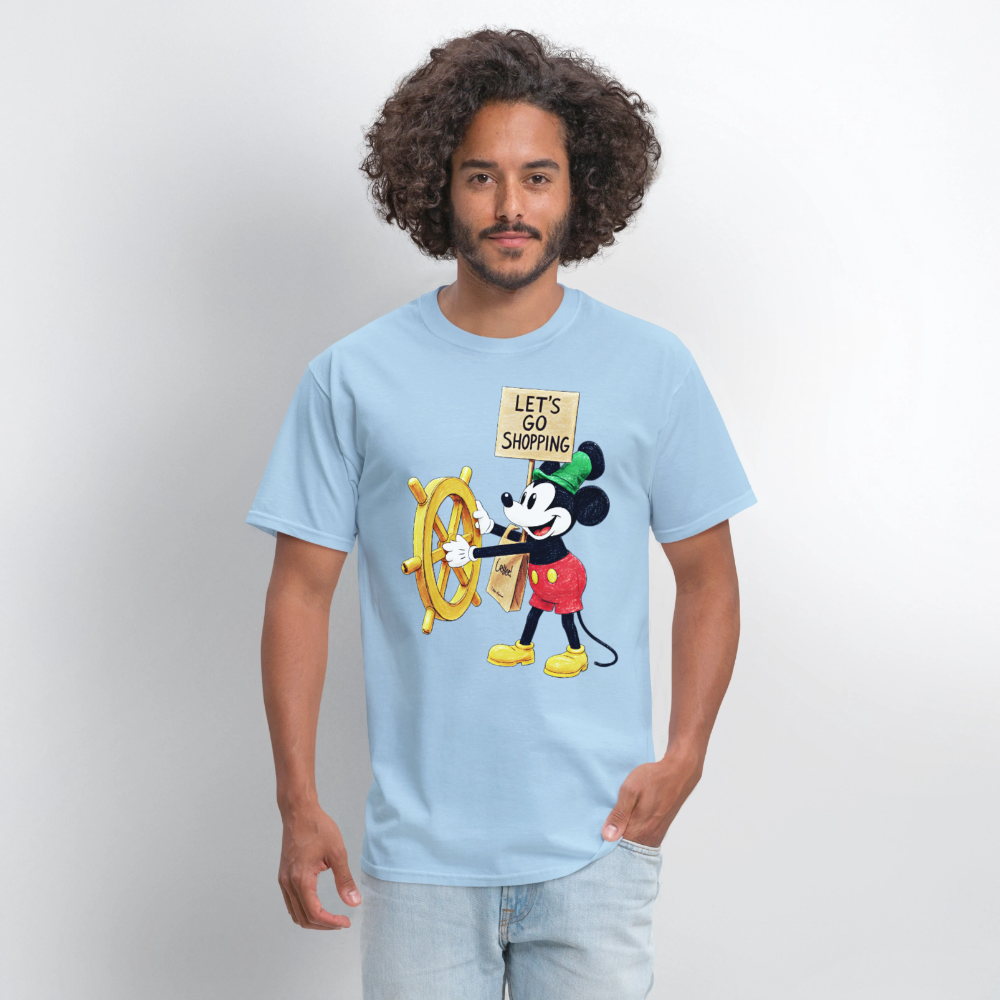 Let's Go Shopping - powder blue