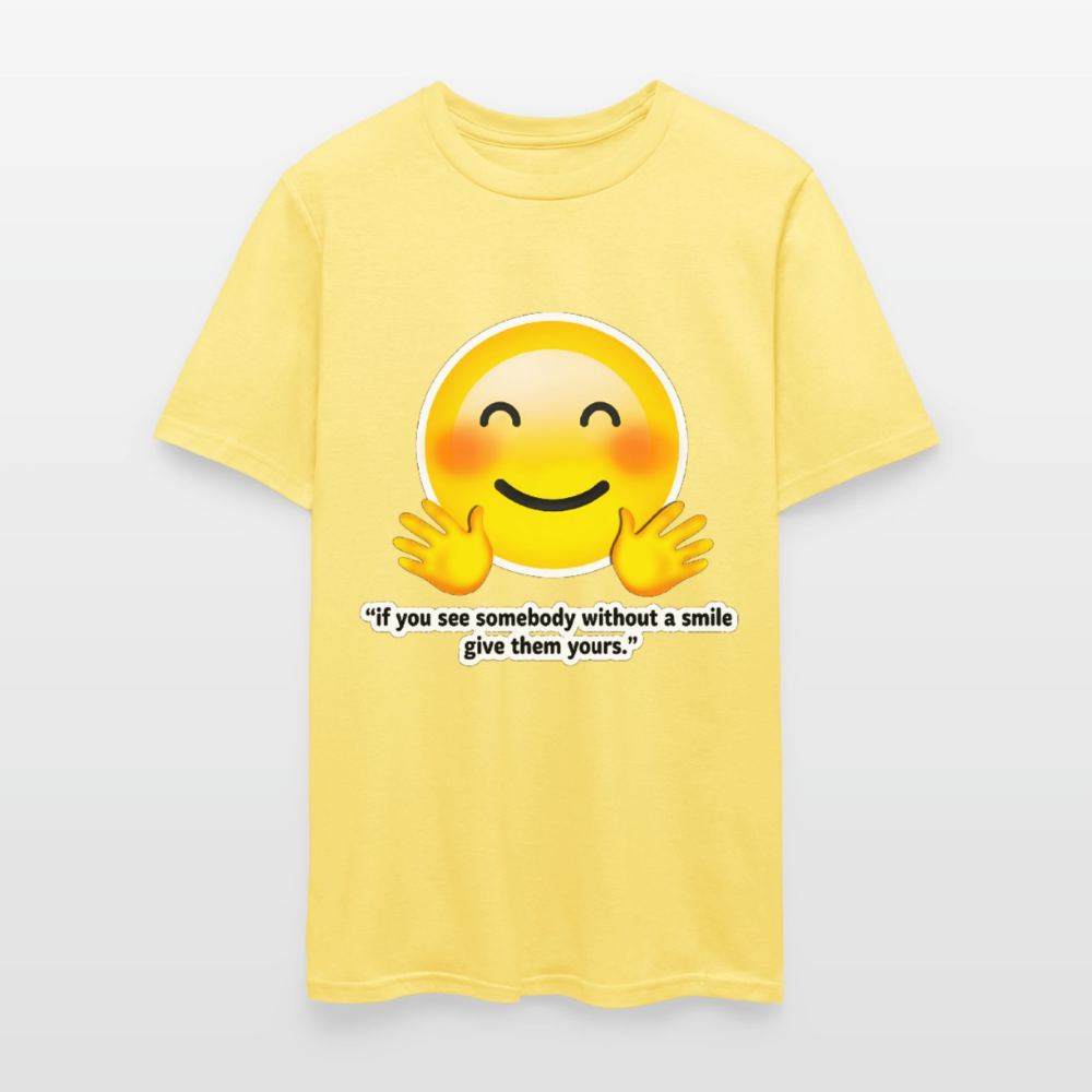 Give a smile - cornsilk