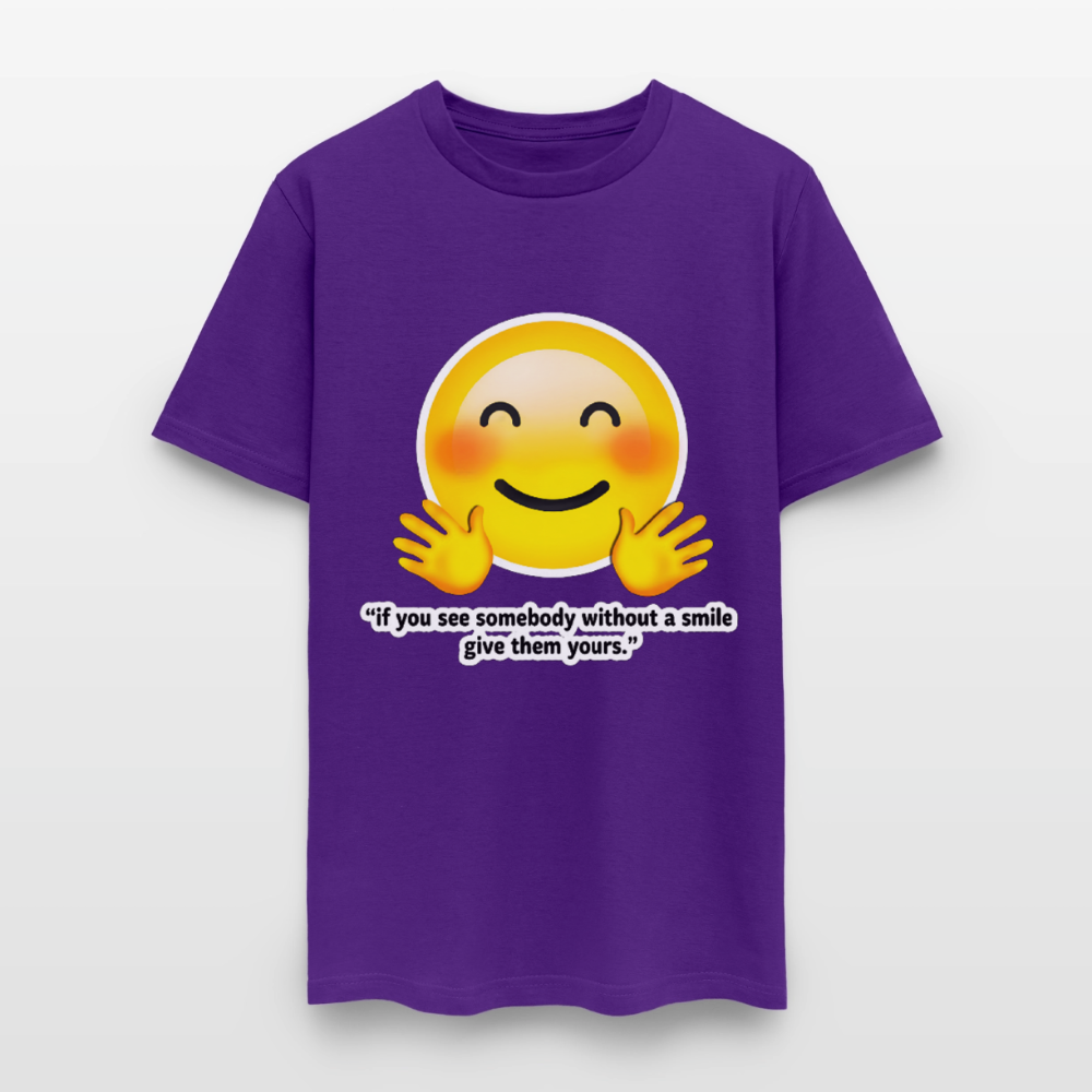 Give a smile - purple