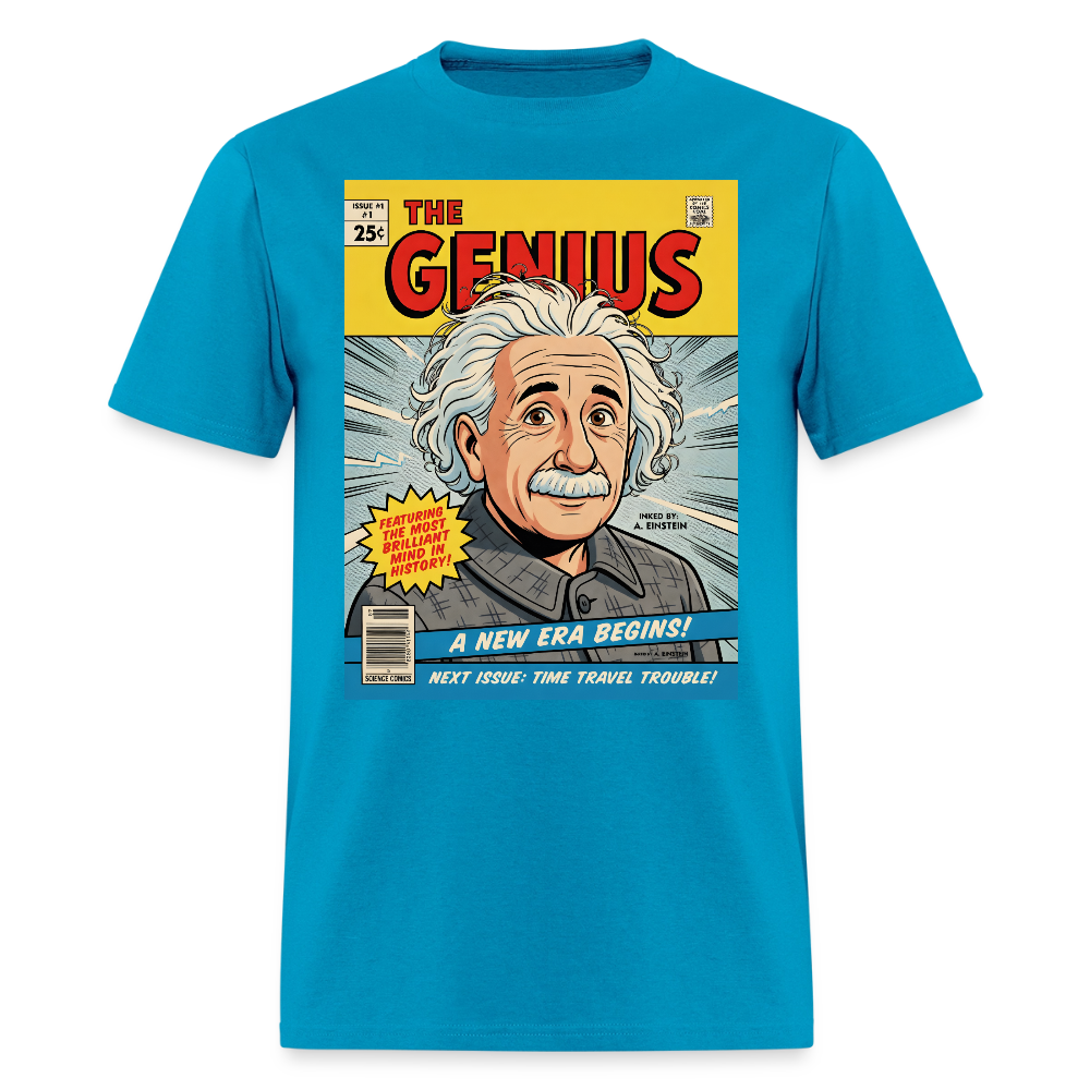 Albert Einstein #2 - turquoise