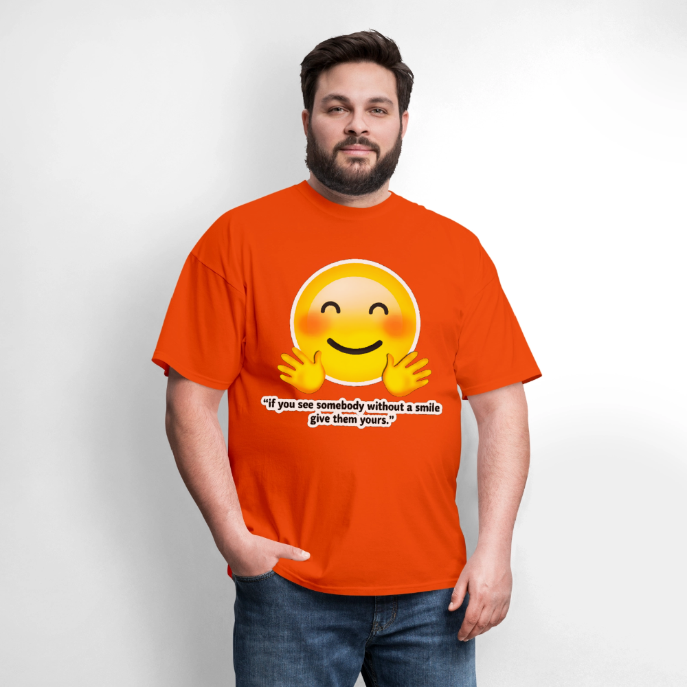 Give a smile - orange
