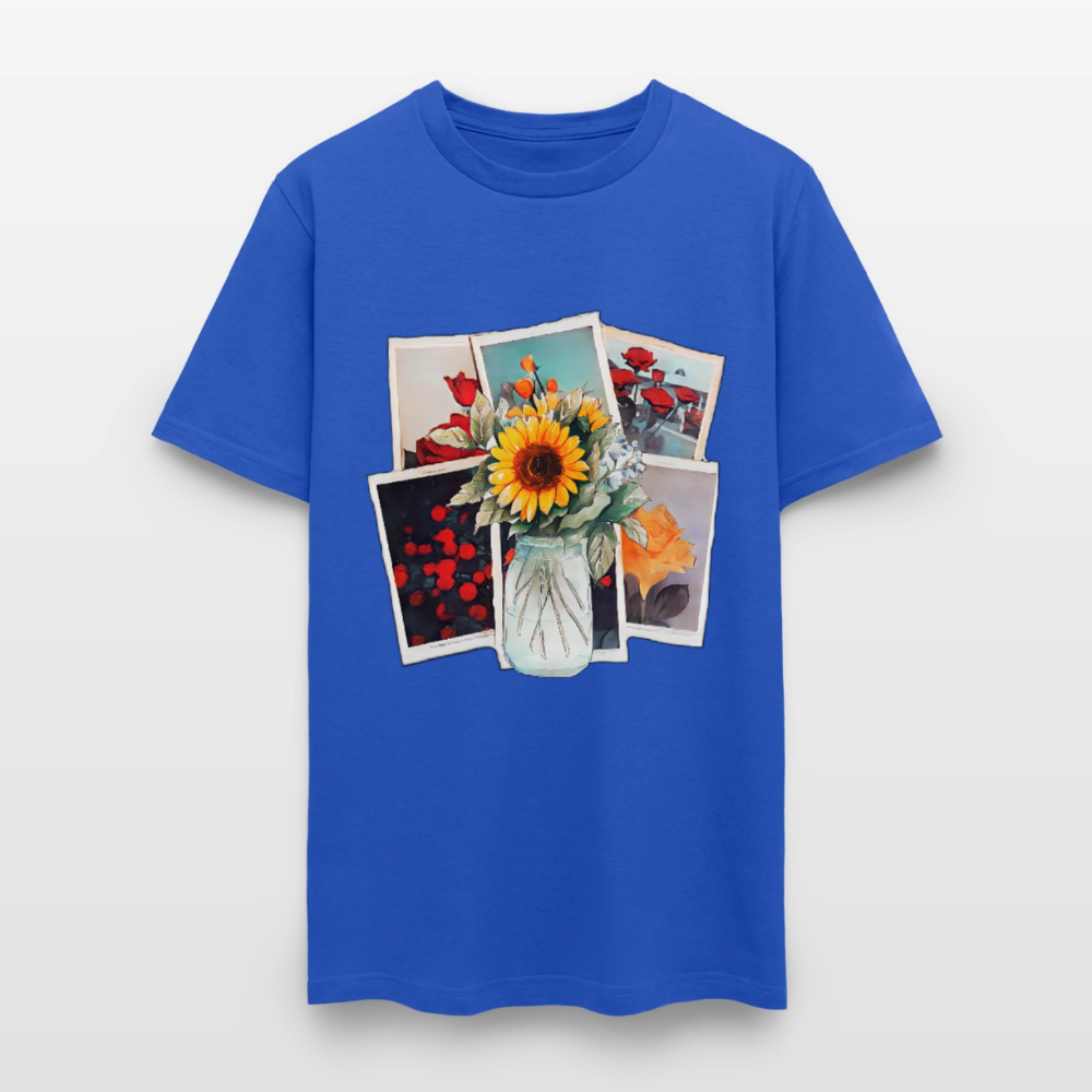 Flowers - royal blue
