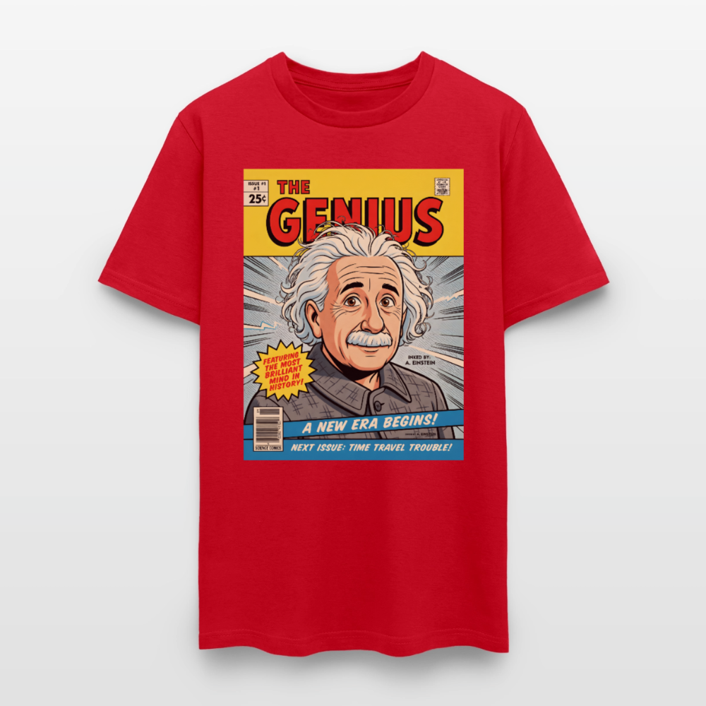 Albert Einstein #2 - red