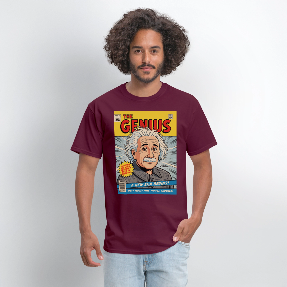 Albert Einstein #2 - burgundy