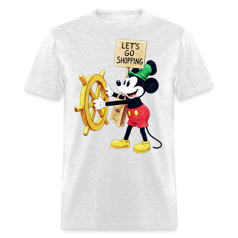 Let's Go Shopping - light heather gray