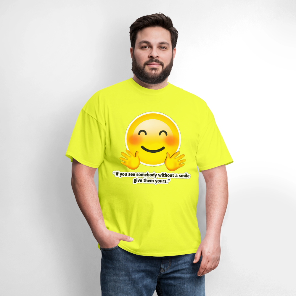 Give a smile - safety green