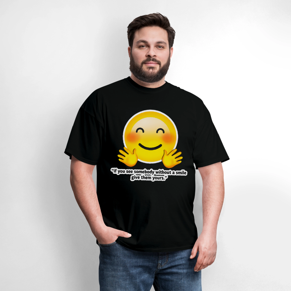Give a smile - black