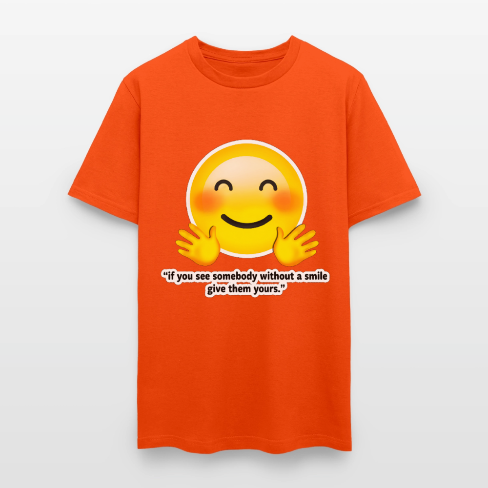 Give a smile - orange