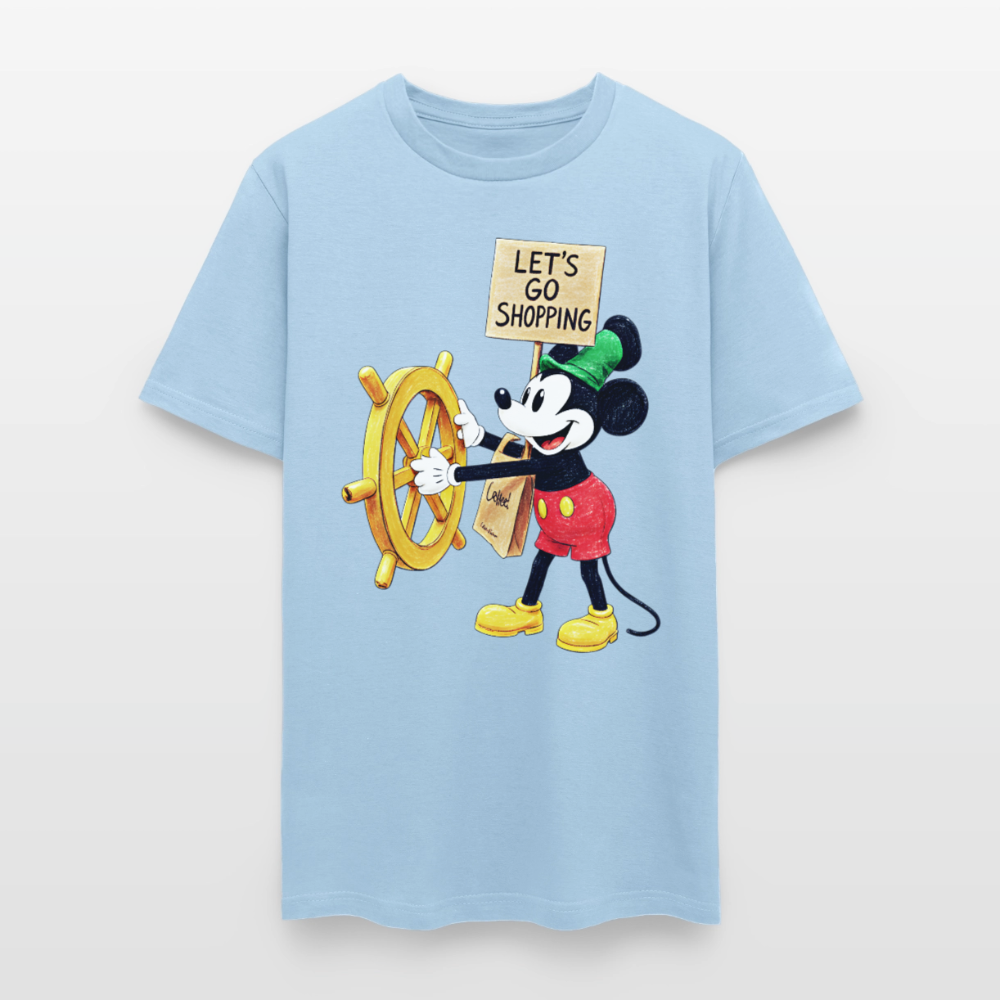 Let's Go Shopping - powder blue