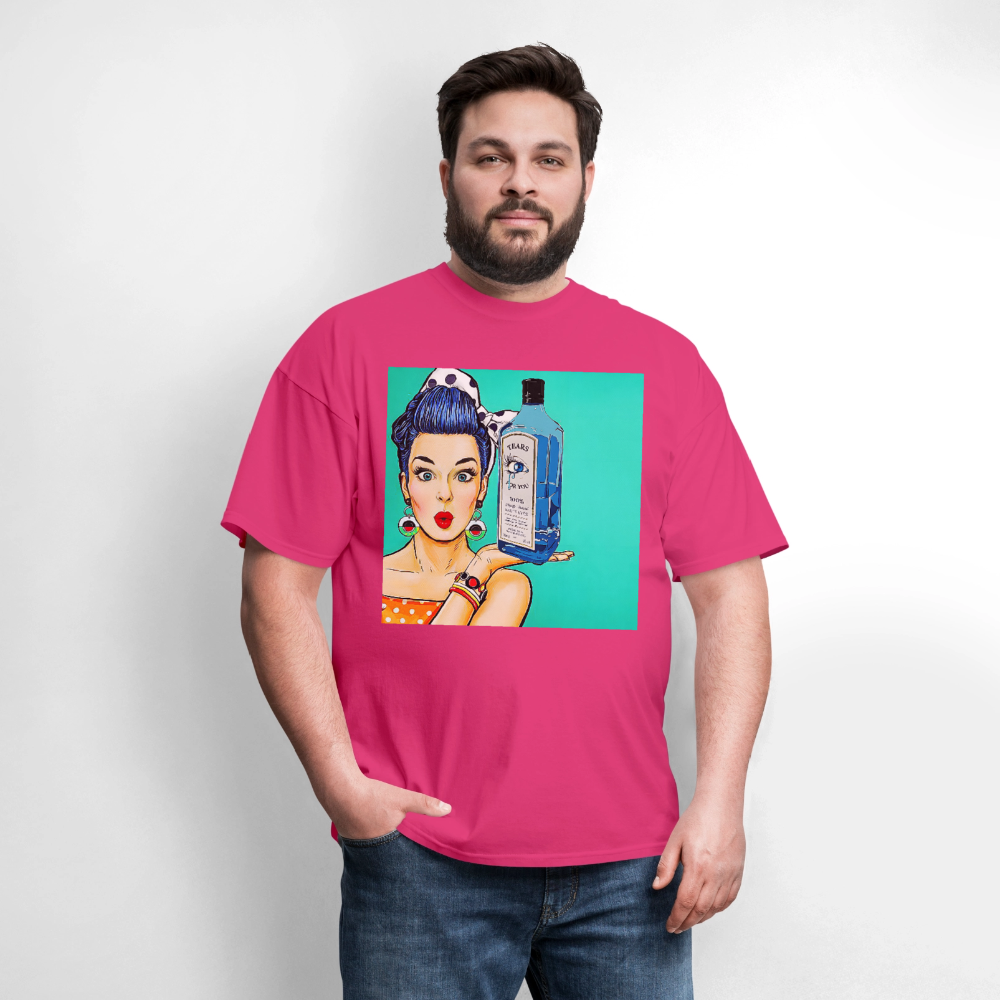 Retro Woman - fuchsia