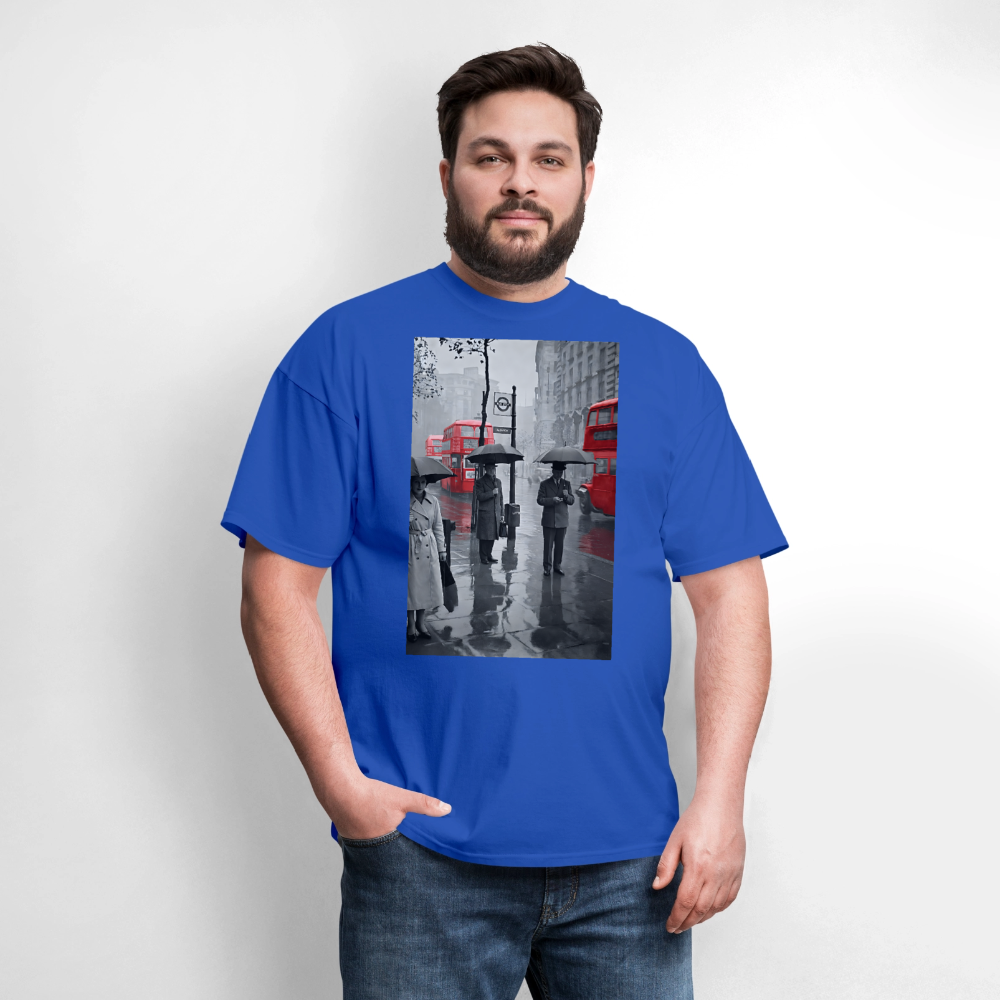 Buses of London - royal blue
