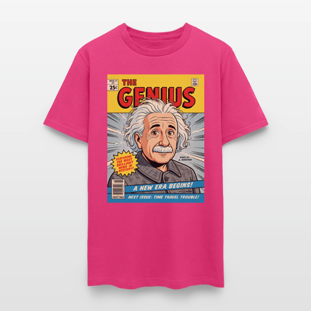 Albert Einstein #2 - fuchsia