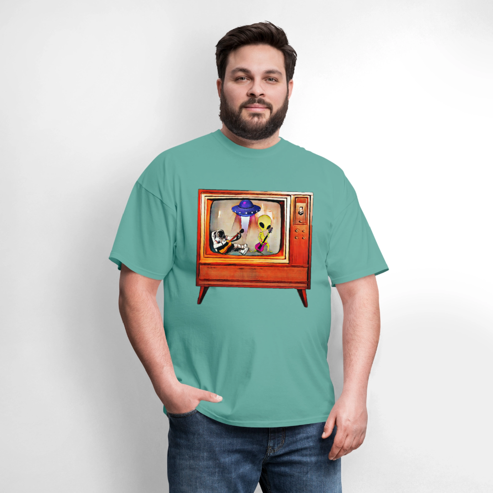Rocking Astronaut and Alien - aquatic
