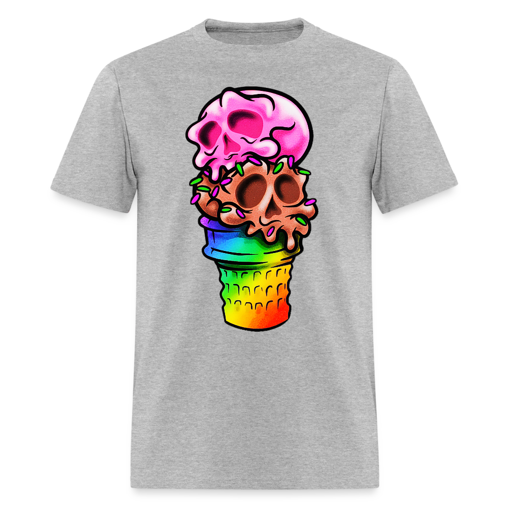 Cone Skull - heather gray
