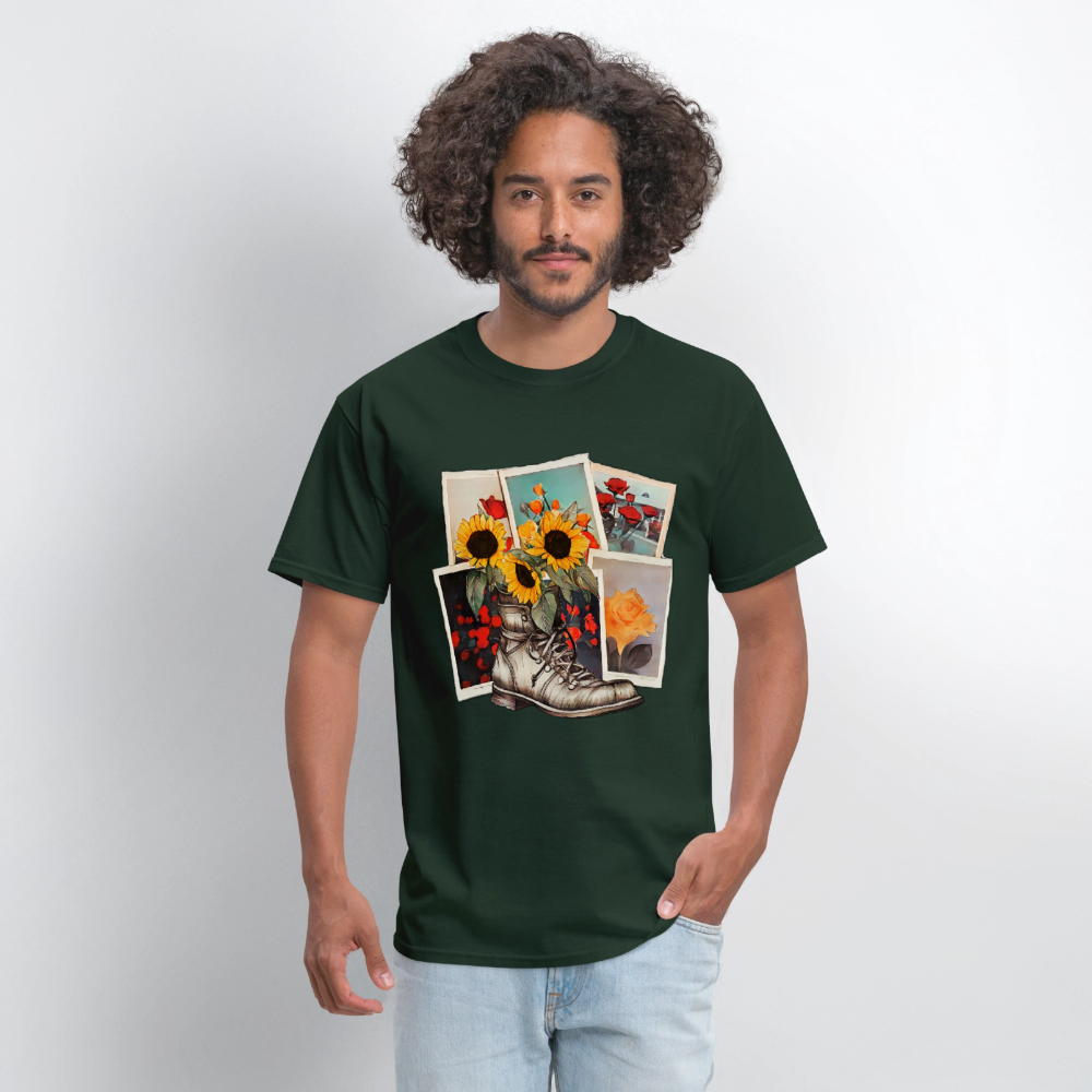 Flowers #2 - forest green