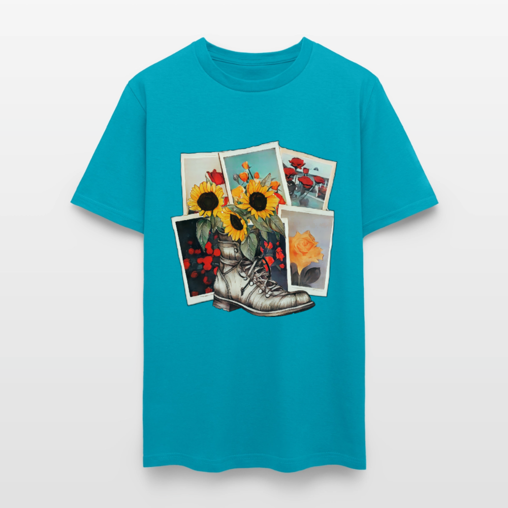 Flowers #2 - turquoise