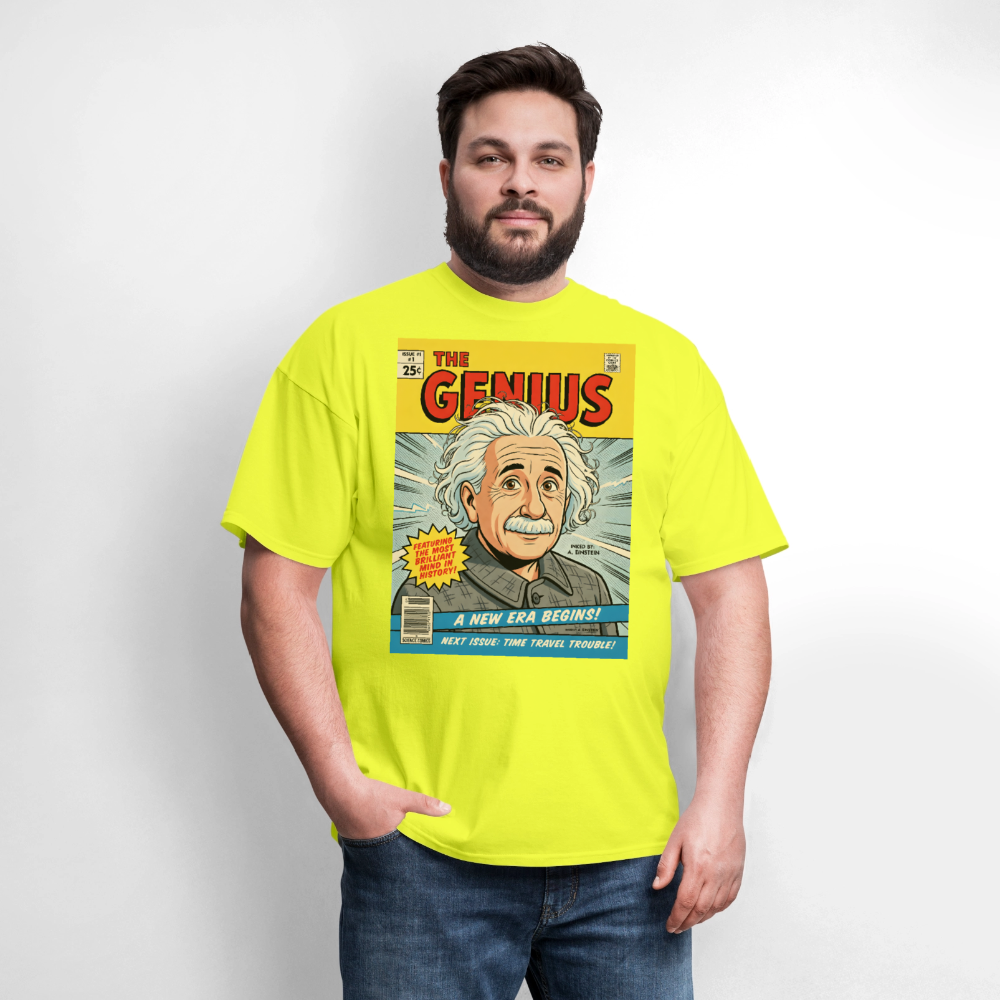 Albert Einstein #2 - safety green