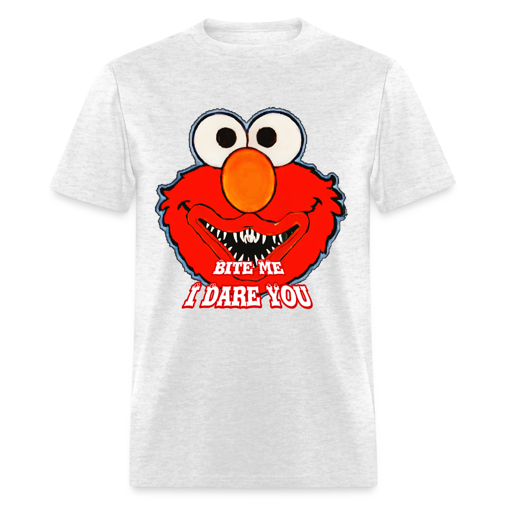 Bite Me Elmo - light heather gray